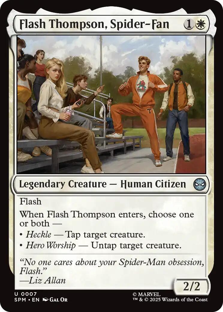 Tap to enlarge Flash Thompson, Spider-Fan, Magic Marvel Spider-Man