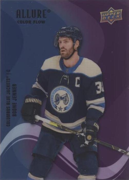 Boone Jenner #SF-63 2022 Upper Deck Allure Color Flow Hockey