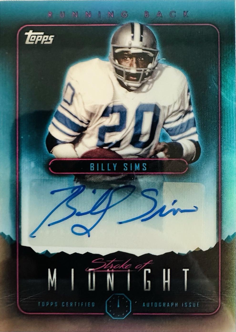 Billy Sims #SMA-BSI