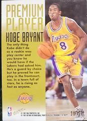 Back | Kobe Bryant Basketball Cards 1997 Skybox Premium Player
