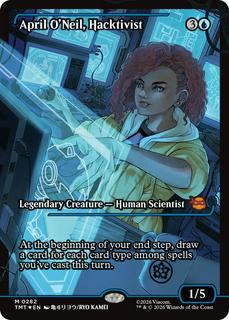 April O'Neil, Hacktivist