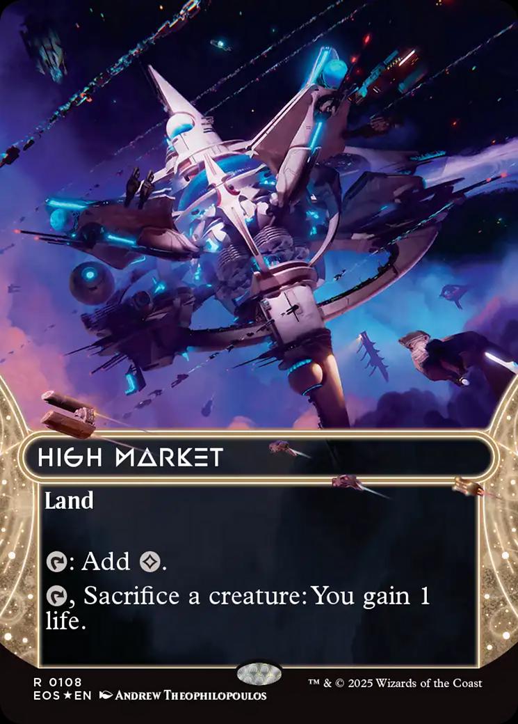 High Market [Galaxy Foil Borderless] #108