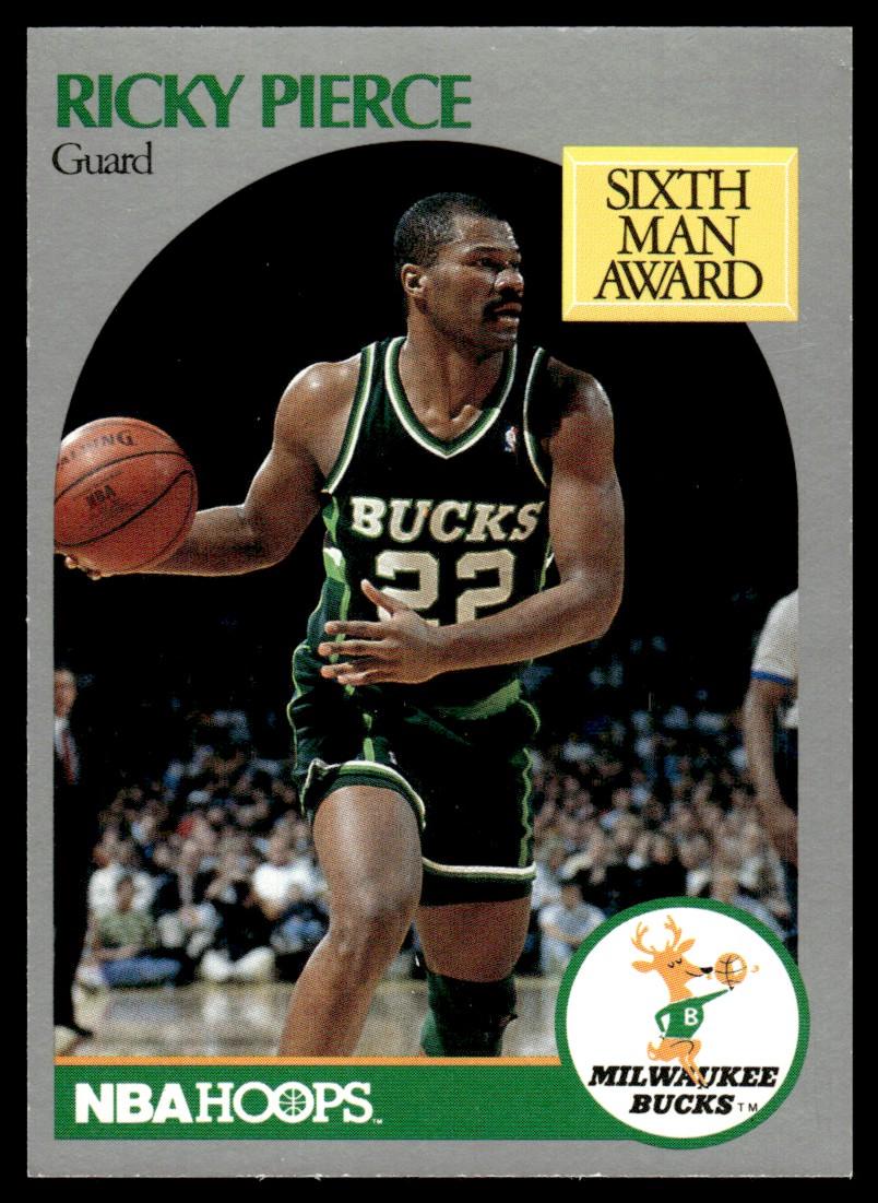 Ricky Pierce #179 Basketball Cards 1990 Hoops