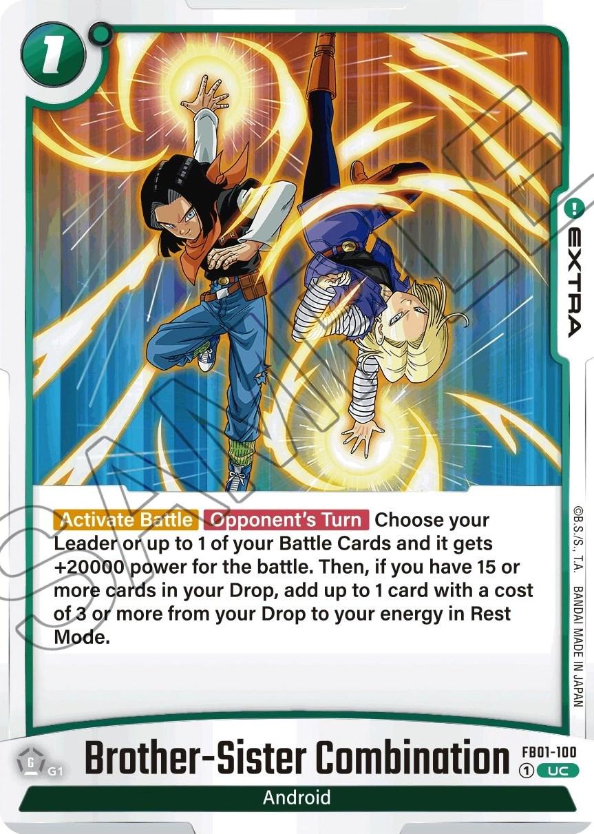 Brother-Sister Combination FB01-100 Dragon Ball Fusion World Awakened Pulse