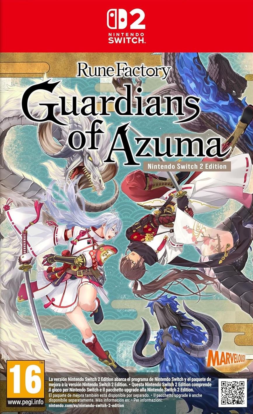 Carátula de Rune Factory: Guardians of Azuma para Switch 2 (edición PAL España)