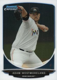 Adam Westmoreland #172 2013 Bowman Chrome Mini Baseball
