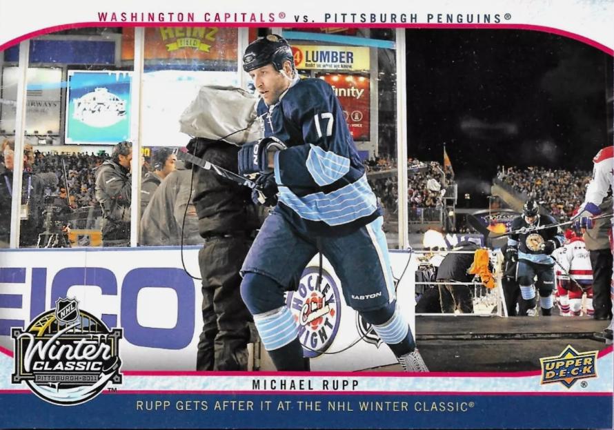 Michael Rupp #WC13 Hockey Cards 2011 Upper Deck Winter Classic Jumbo