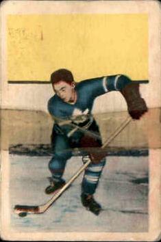 George Armstrong #51 Hockey Cards 1952 Parkhurst