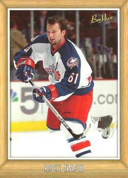 Rick Nash #211 2006 Upper Deck Bee Hive 5 X 7 Photo Cards Hockey