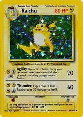 Raichu [Prerelease] #14 from Pokemon Base Set set