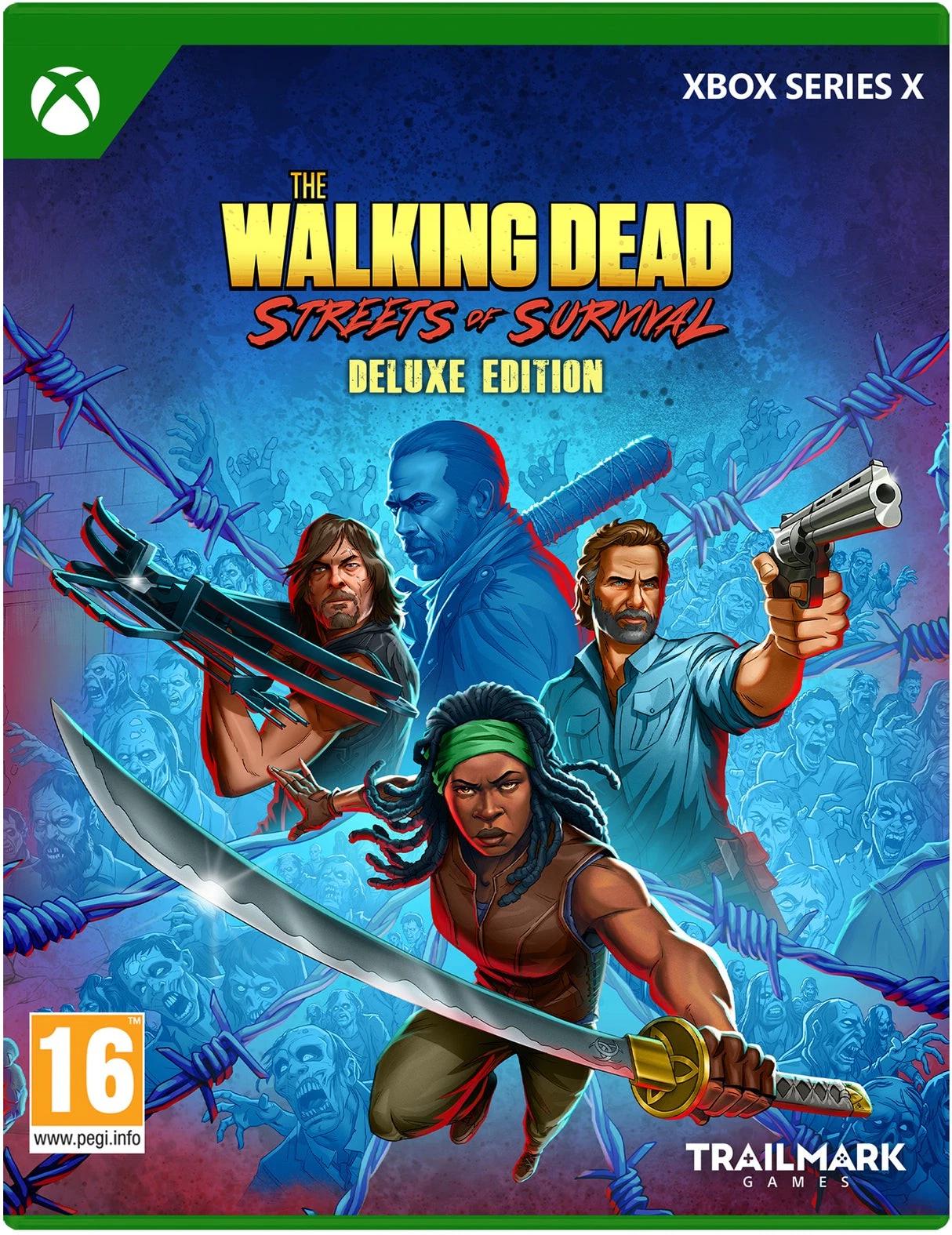 Carátula de Walking Dead: Streets Of Survival Deluxe Edition para Xbox Series X (edición PAL España)