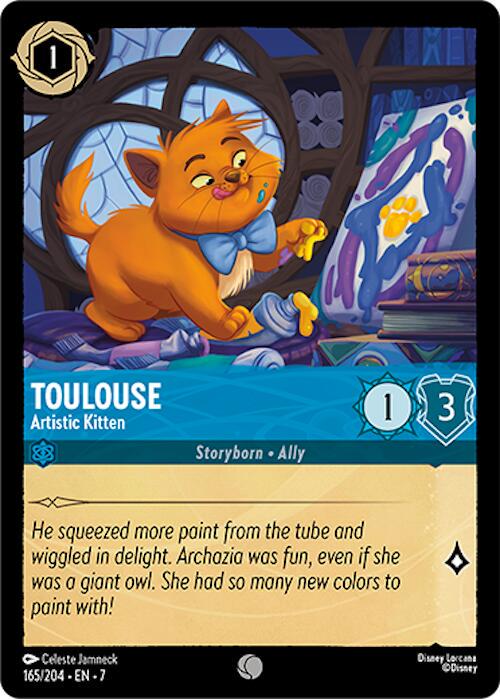 Toulouse - Artistic Kitten #165 Lorcana Archazia's Island