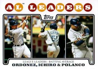 Ichiro, Magglio Ordonez, Placido Polanco