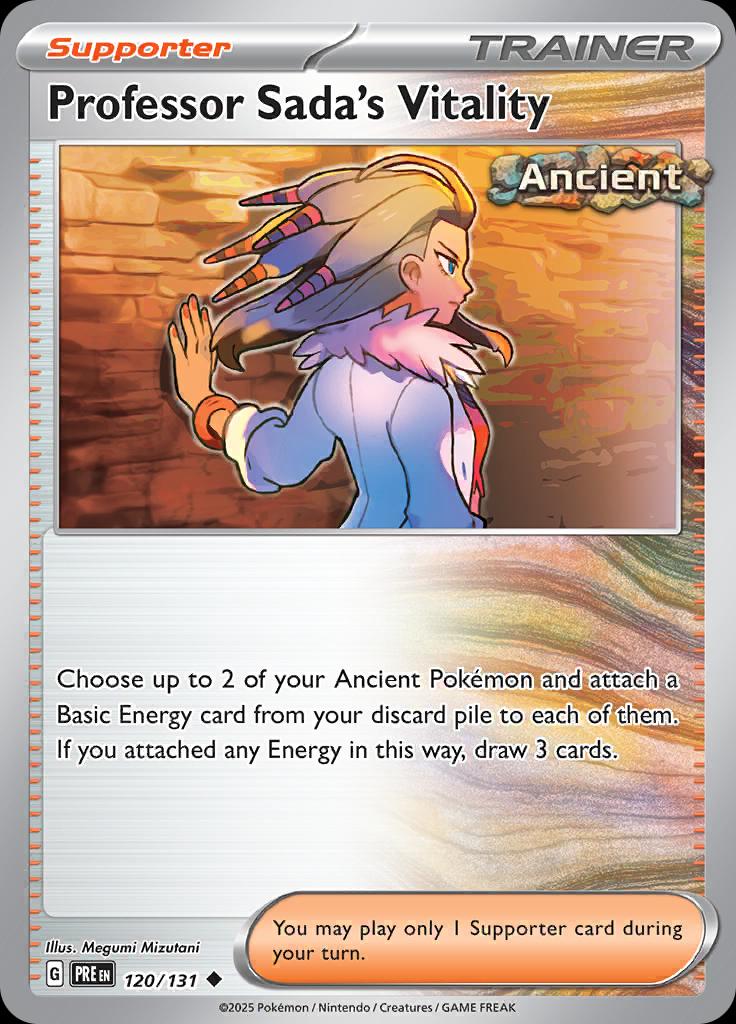 Professor Sada's Vitality #120 Pokemon Prismatic Evolutions