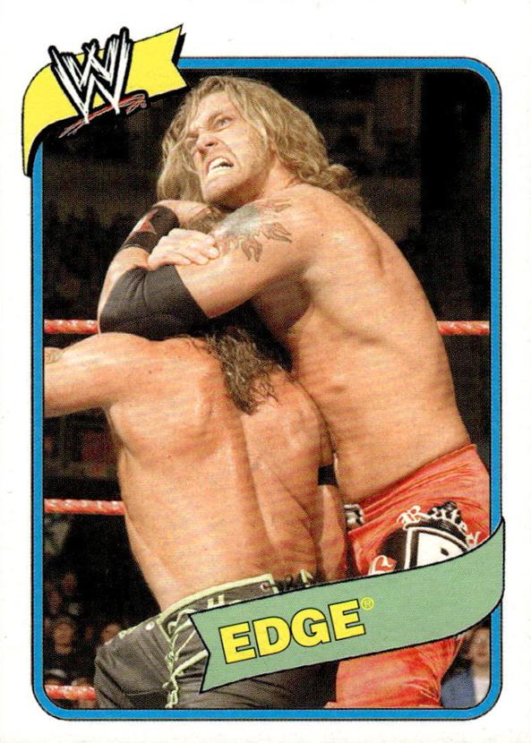 Edge #7 Wrestling Cards 2007 Topps Heritage III WWE