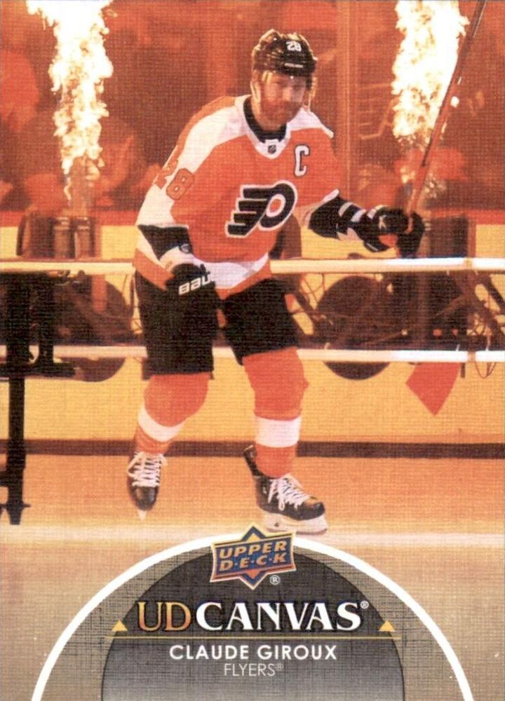 Claude Giroux #C179 2021-22 Upper Deck Hockey UD Canvas