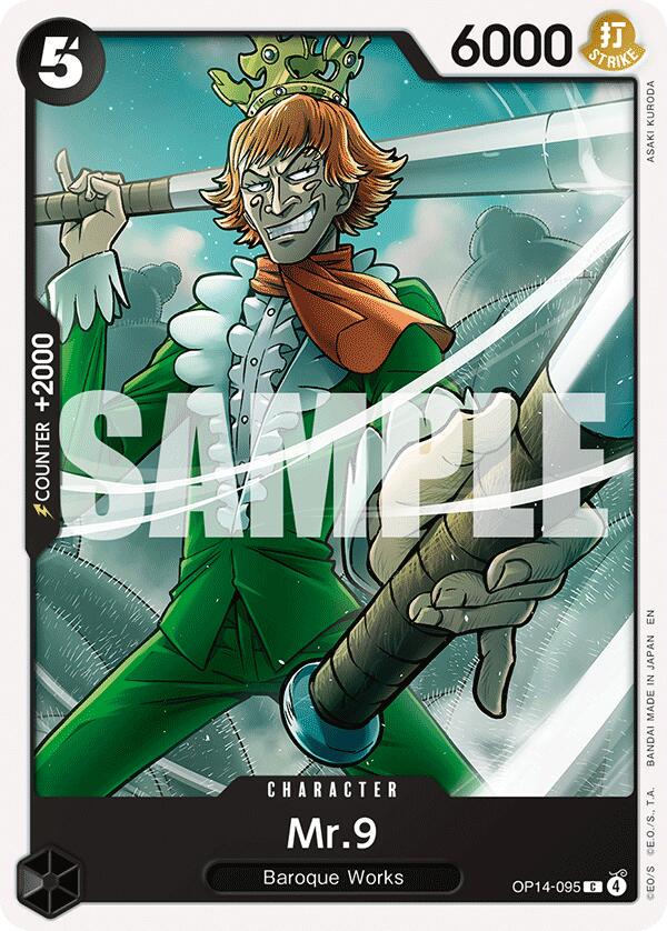 Mr.9 OP14-095 Prices | One Piece Azure Sea's Seven | One Piece Cards