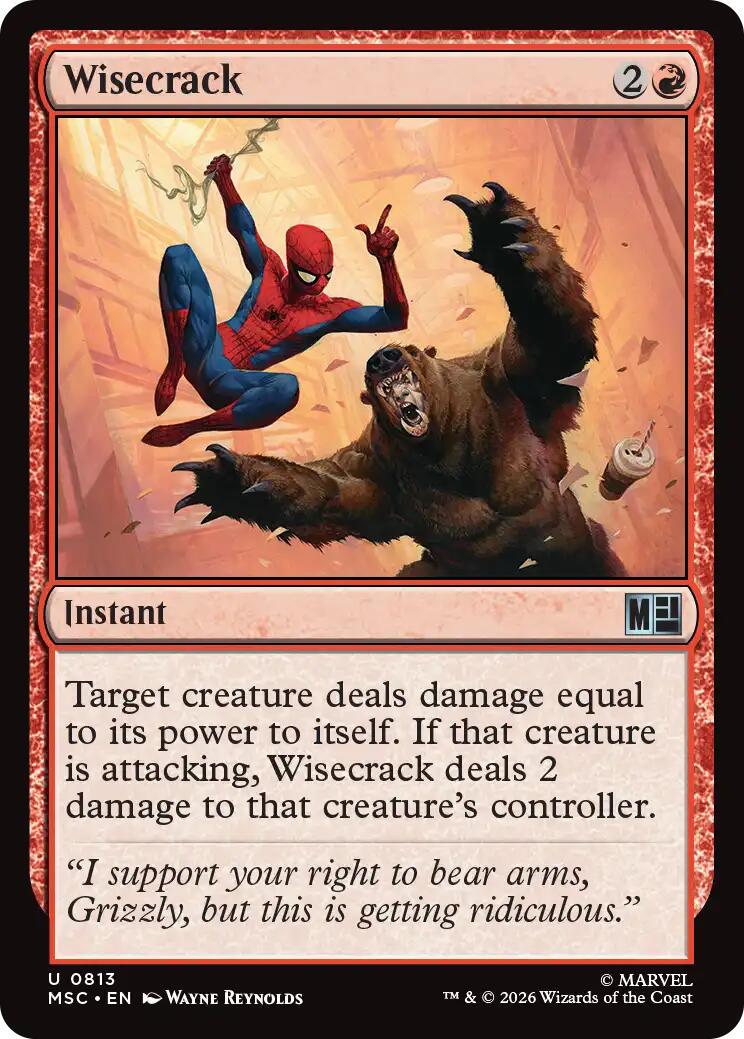 Wisecrack (Magic Marvel Super Heroes Commander)