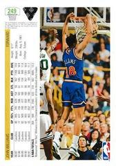 Back Of Card | John Williams Basketball Cards 1991 Upper Deck