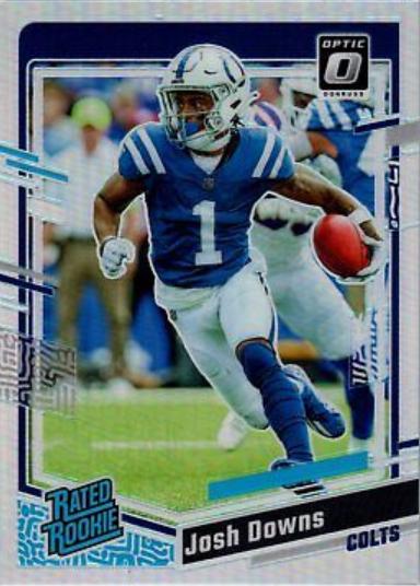 Josh Downs #248 Football Cards 2023 Panini Donruss Optic