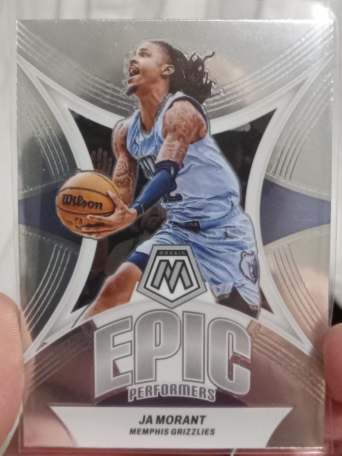 Ja Morant #5 Basketball Cards 2023 Panini Mosaic Epic Performers