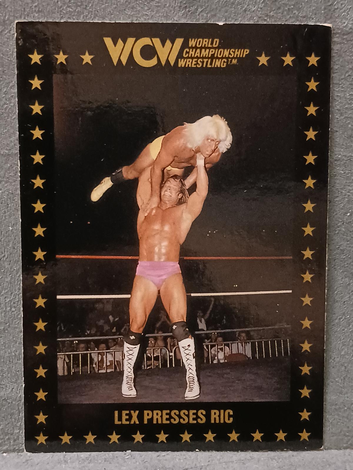 Lex Pressing Ric #36 Wrestling Cards 1991 Championship Marketing WCW