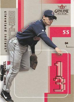 Omar Vizquel #35 2004 Fleer Genuine Insider Baseball