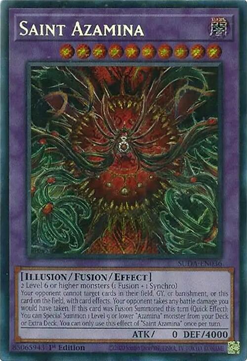 Saint Azamina SUDA-EN036 YuGiOh Supreme Darkness