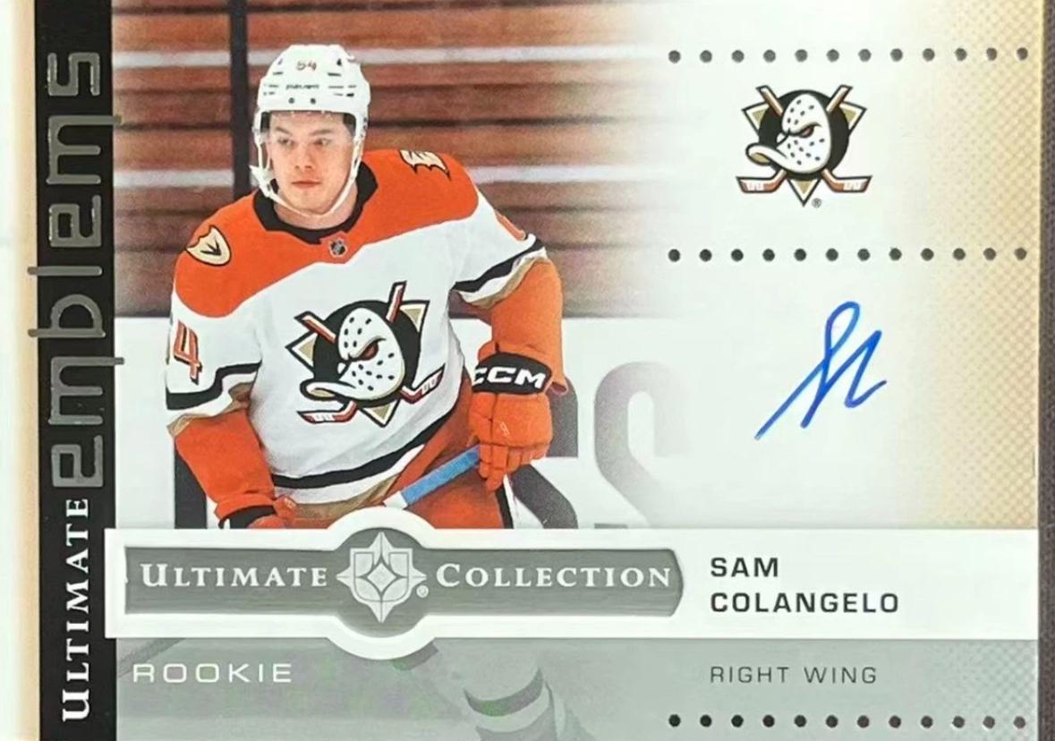 Sam Colangelo #UER-SC 2024 Ultimate Collection Emblems Rookie Autograph Hockey