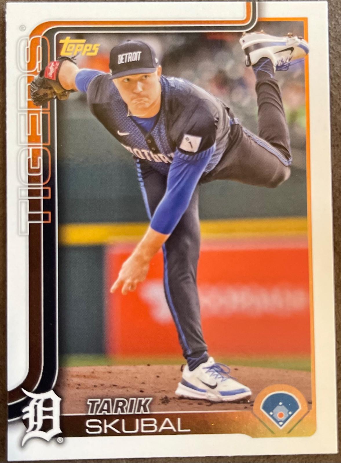 Tarik Skubal #71 Baseball Cards 2025 Topps