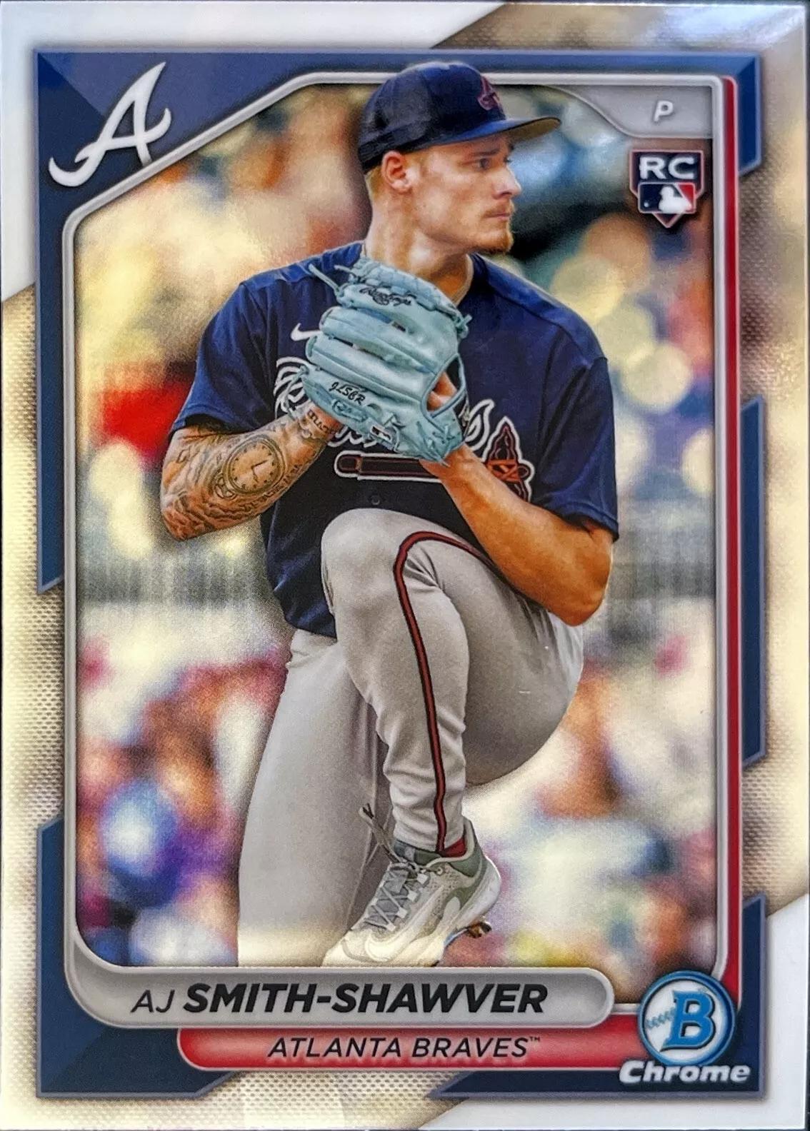 AJ Smith-Shawver #22 Baseball Cards 2024 Bowman Chrome