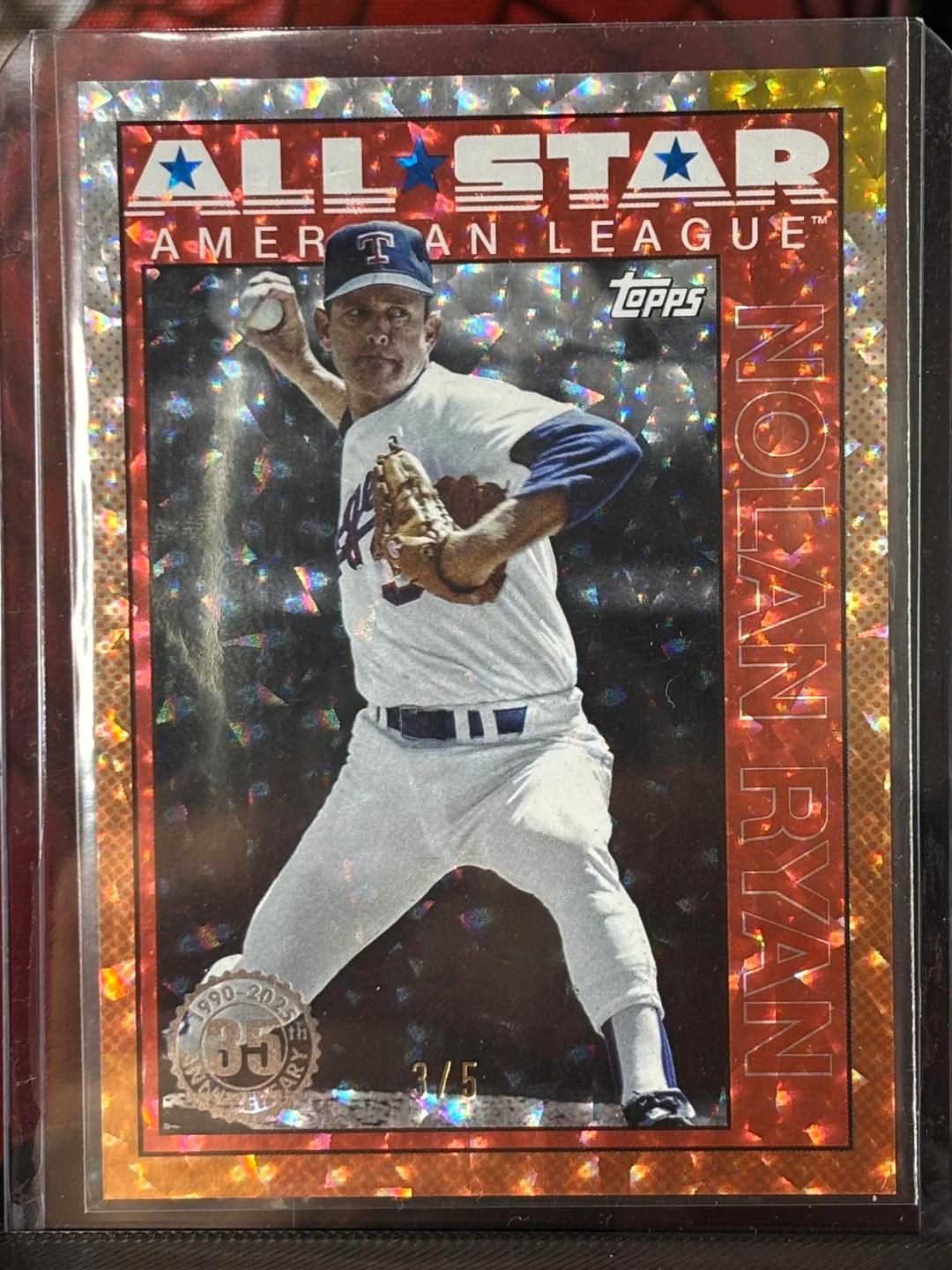 Nolan Ryan [Red Crackle Foil] #90AS-20