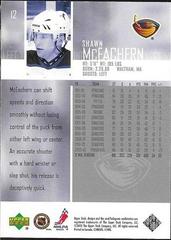 Back Of Card | Shawn McEachern Hockey Cards 2003 Upper Deck