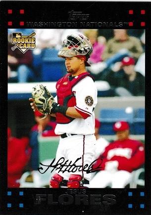 Jesus Flores #UH179 Baseball Cards 2007 Topps Update & Highlights