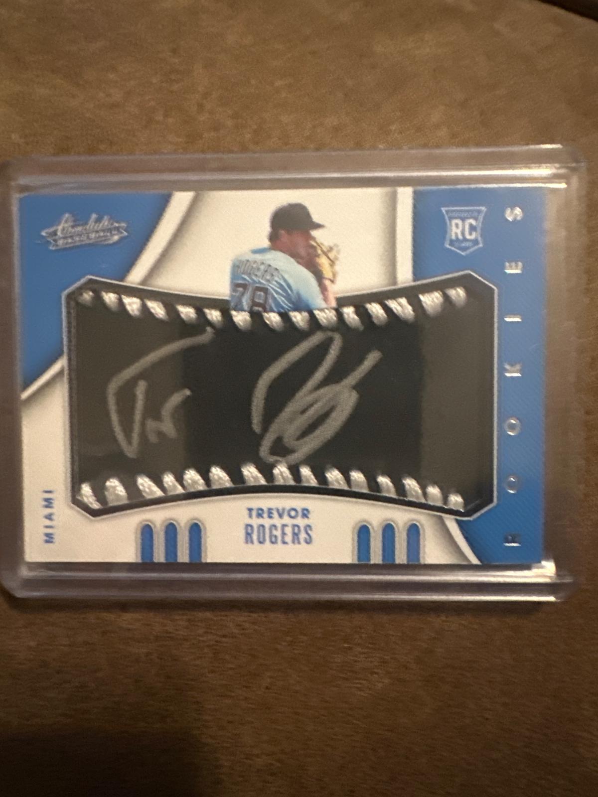 Trevor Rogers [Material Signature Black White Seams] #102