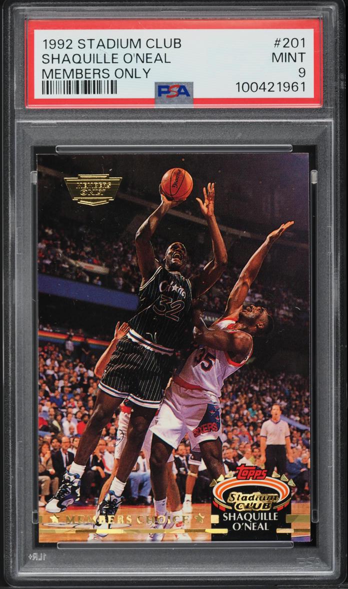 Shaquille O'Neal [Members Only] #201 Prices [Rookie] | 1992