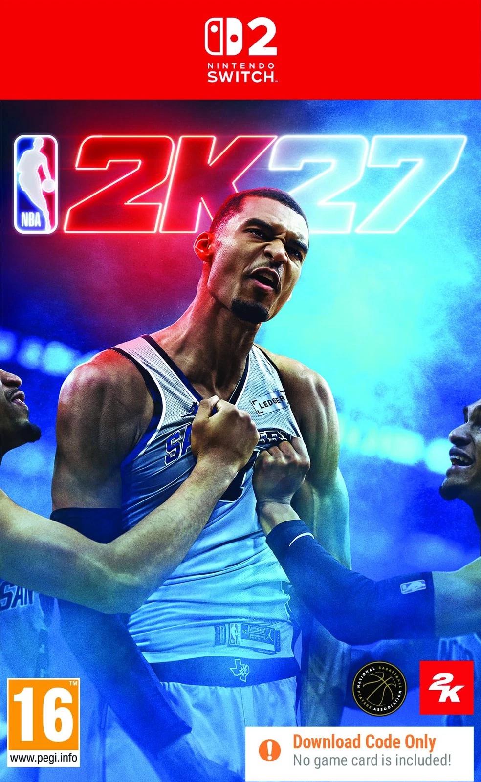 Carátula de NBA 2K27 Edición Estándar para Switch 2 (edición PAL España)