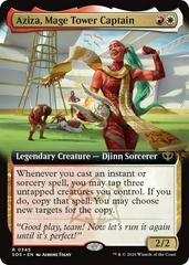 Aziza, Mage Tower Captain [Extended Art Foil] #345