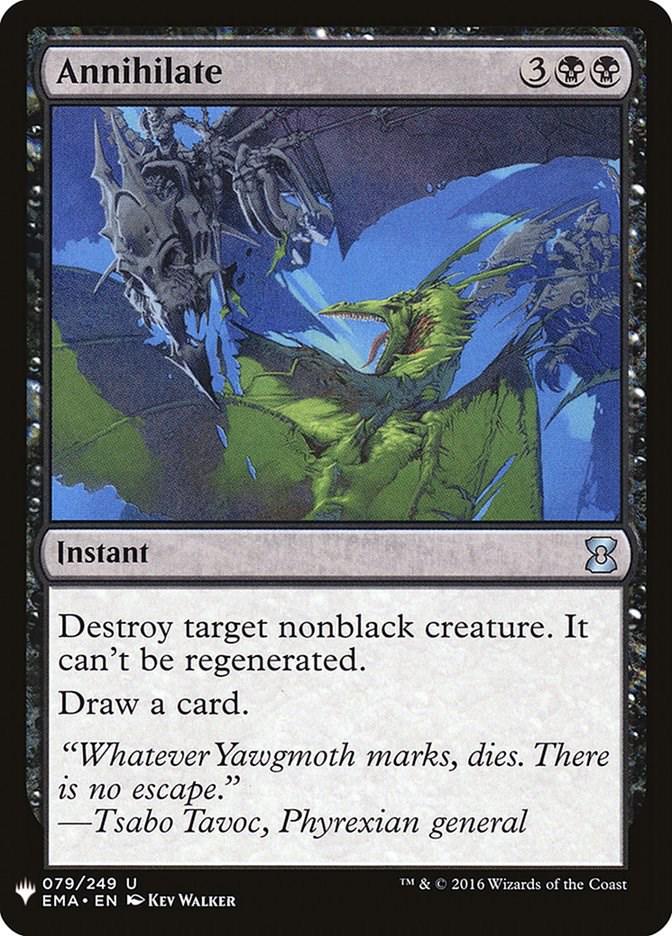 Annihilate (Magic The List Reprints)