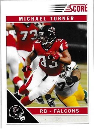 Michael Turner #17 Football Cards 2011 Panini Score