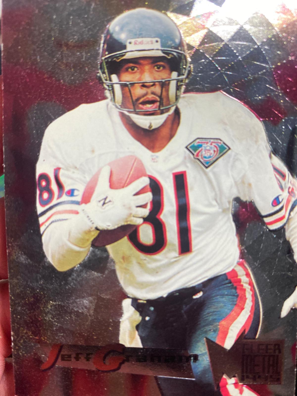 Jeff Graham #29 Football Cards 1995 Fleer Metal