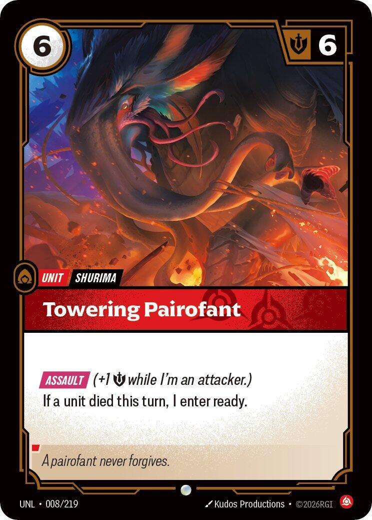 Towering Pairofant front