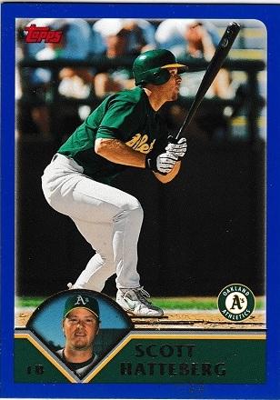 Scott Hatteberg #62 2003 Topps Baseball