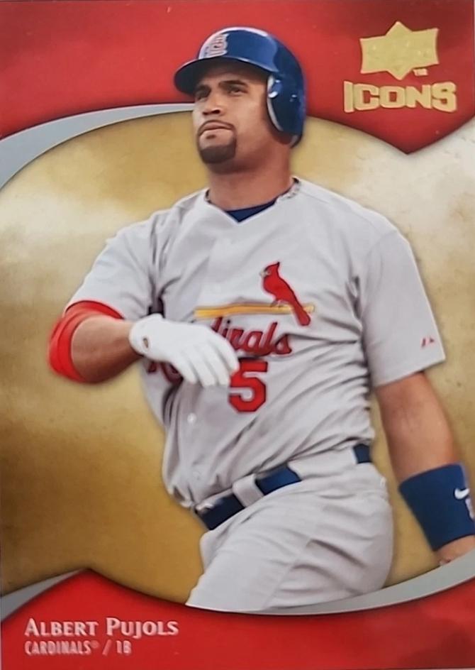 Albert Pujols #5 Baseball Cards 2009 Upper Deck Icons