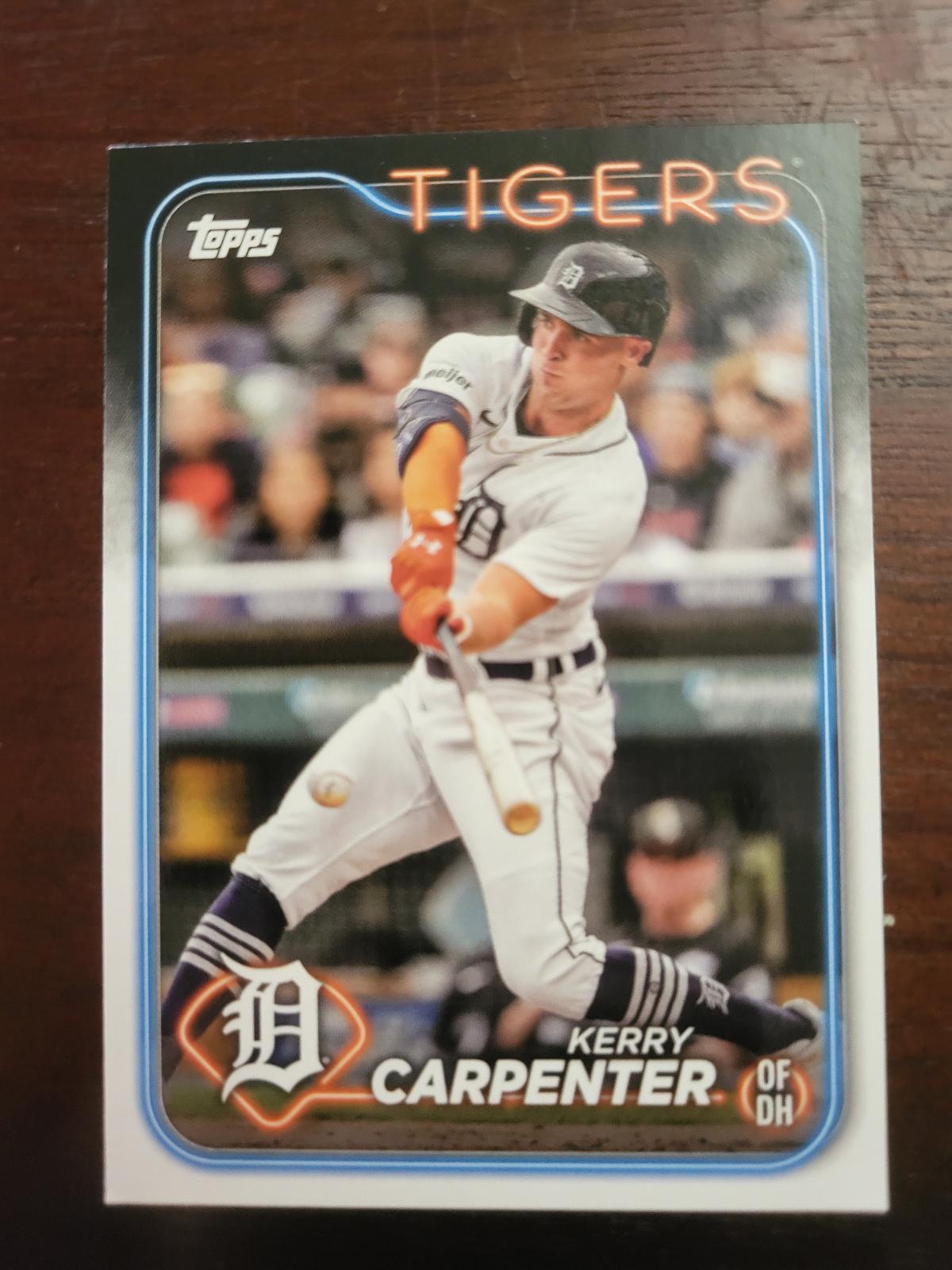 Kerry Carpenter #DET-12 2024 Topps Team Set Baseball