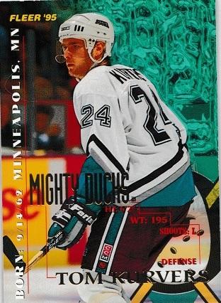 Tom Kurvers #5 Hockey Cards 1994 Fleer