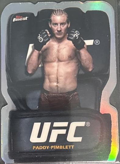 Paddy Pimblett #FGD-29 Ufc Cards 2024 Topps Finest UFC Fight Glove Die-Cut