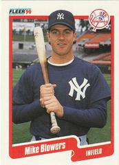 Mike Blowers #438 Baseball Cards 1990 Fleer Prices