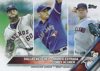 2015 American League WHIP Leaders: Dallas Keuchel / Marco Estrada / Corey Kluber