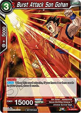 Burst Attack Son Gohan P-049 Dragon Ball Fusion World Promos